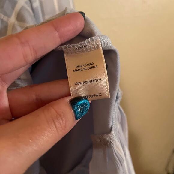 Allison & Kelly Purple Checkered A-line Dress - Size S - Picture 5 of 10